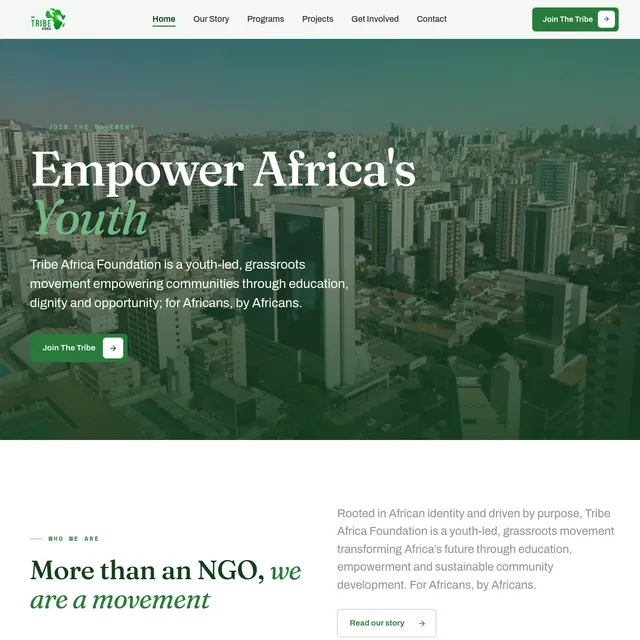 The Tribe Africa Foundation preview